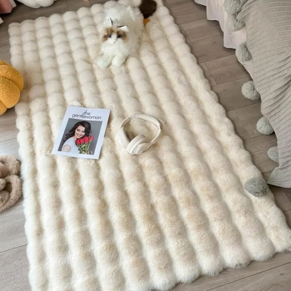 Ultra soft fluffy rug 2x6 feet